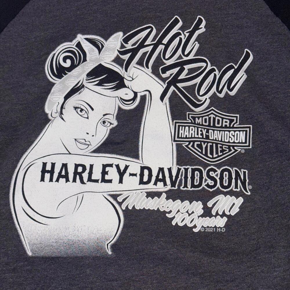 Harley Davidson Muskegon Bike Time Long Sleeve Small - Picture 5 of 6